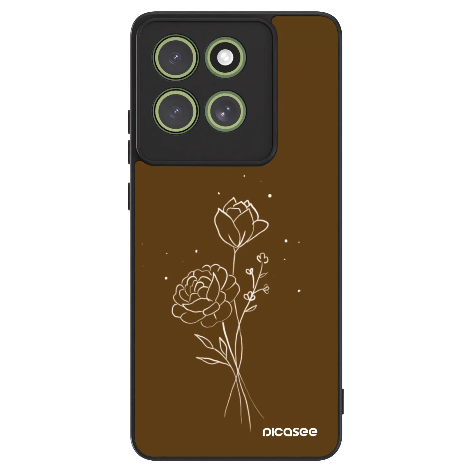 Picasee ULTIMATE CASE za Motorola Moto G86 5G - Brown flowers