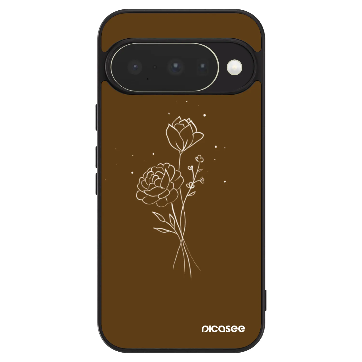 Picasee ULTIMATE CASE za Google Pixel 10 - Brown flowers