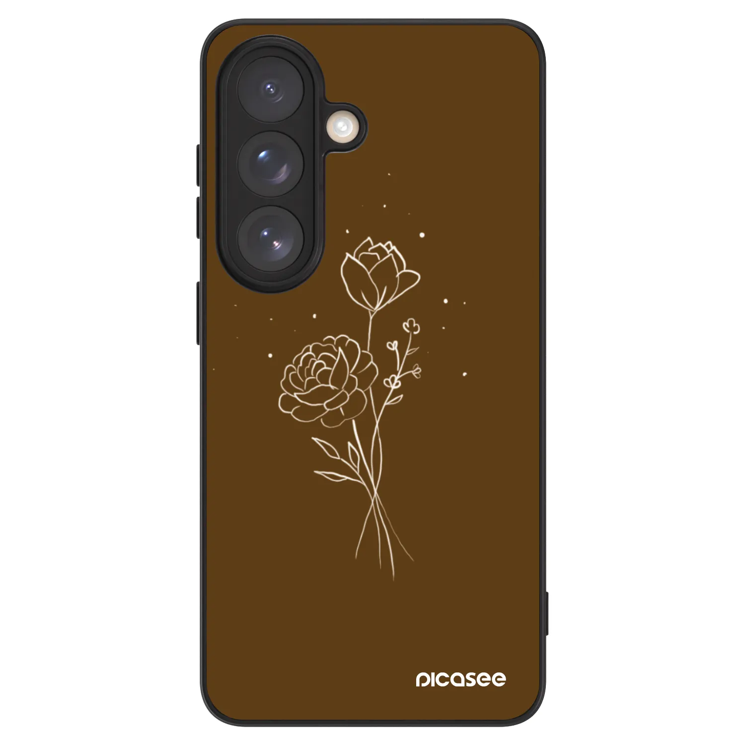 Picasee ULTIMATE CASE PowerShare za Samsung Galaxy S26 - Brown flowers