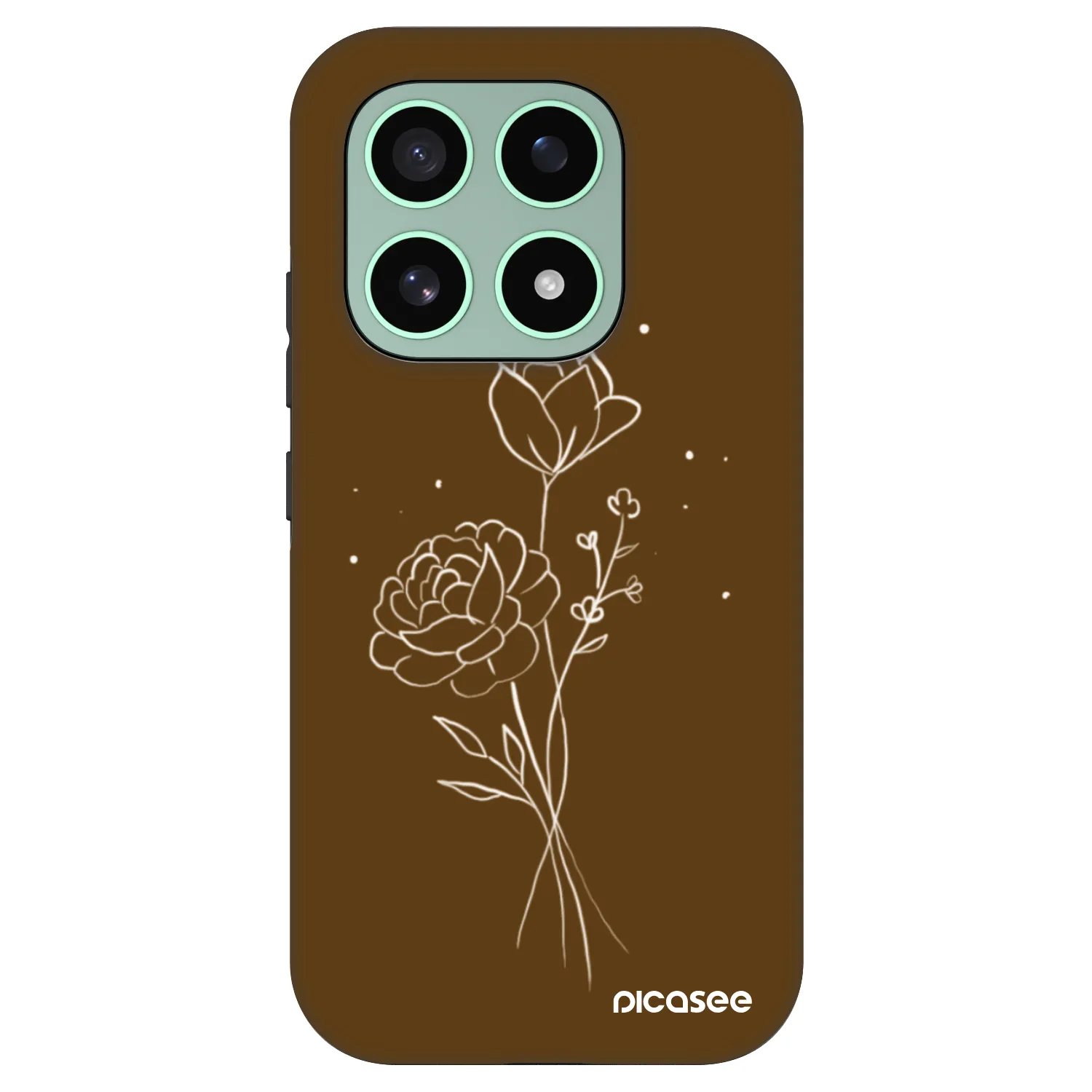 Picasee Fashion Case za Xiaomi 17 - Brown flowers