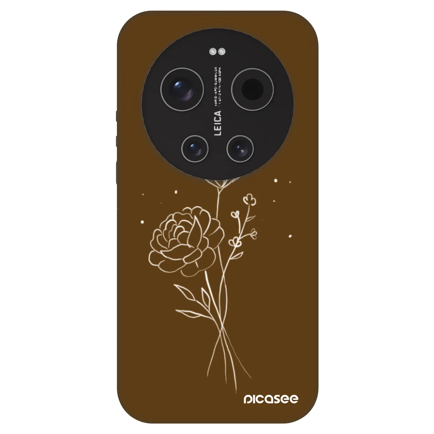 Picasee Fashion Case za Xiaomi 17 Ultra - Brown flowers