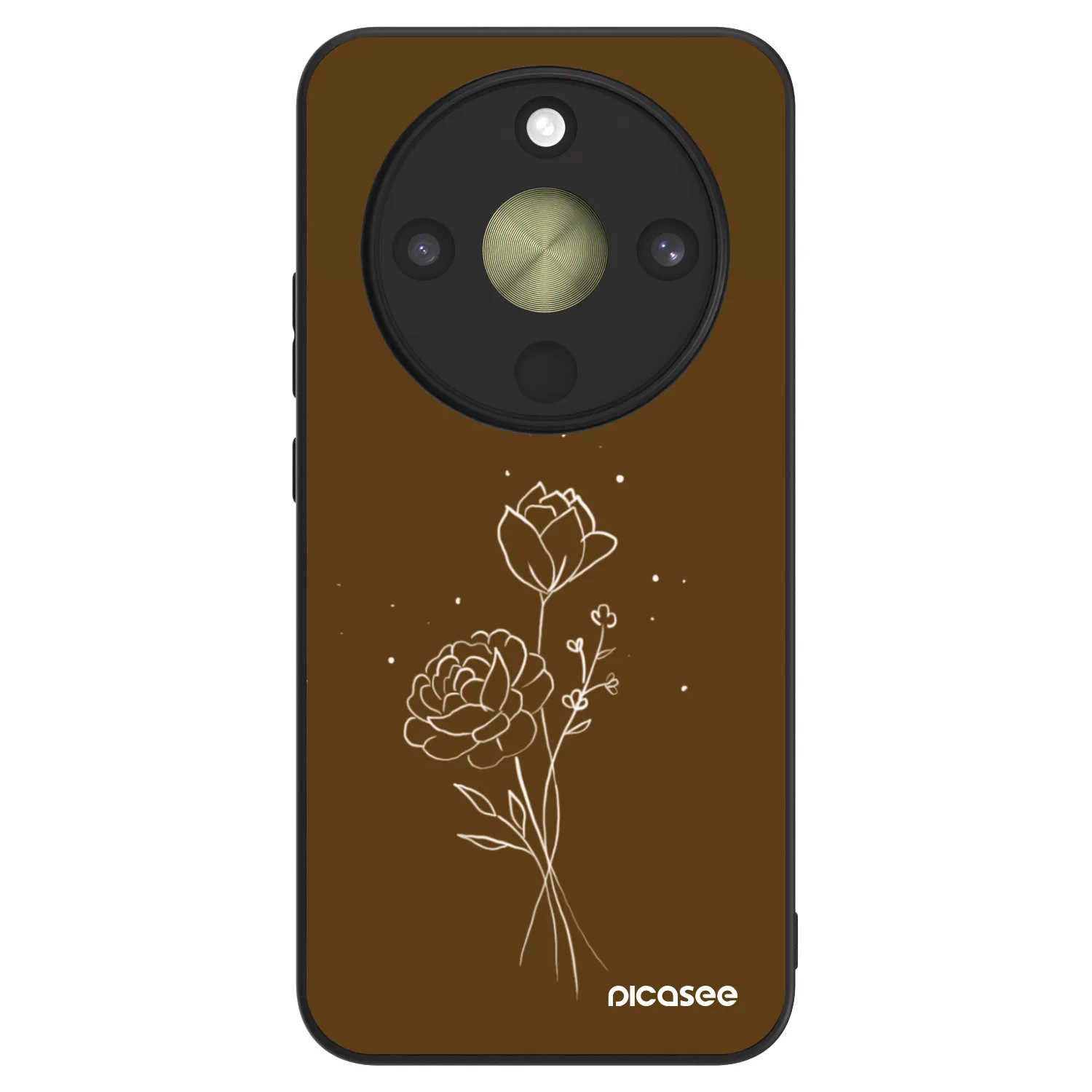 Picasee ULTIMATE CASE za Honor Magic8 Lite 5G - Brown flowers