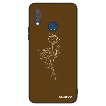Ovitek za Huawei P20 Lite - Brown flowers