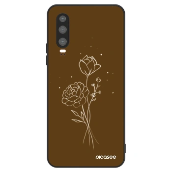 Ovitek za Huawei P30 - Brown flowers
