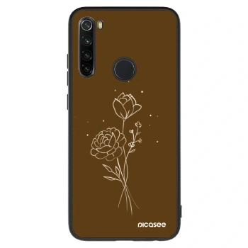 Ovitek za Xiaomi Redmi Note 8 - Brown flowers