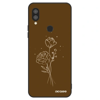 Ovitek za Xiaomi Redmi 7 - Brown flowers