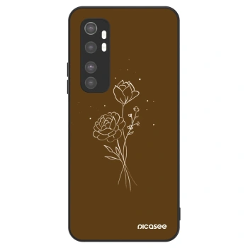 Ovitek za Xiaomi Mi Note 10 Lite - Brown flowers
