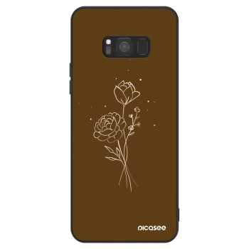 Ovitek za Samsung Galaxy S8 G950F - Brown flowers