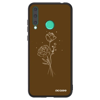 Ovitek za Honor 20 Lite - Brown flowers