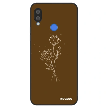 Ovitek za Huawei Nova 3 - Brown flowers