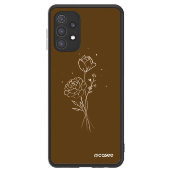 Picasee ULTIMATE CASE za Samsung Galaxy A32 5G A326B - Brown flowers