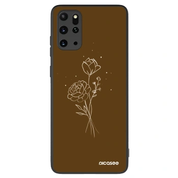 Ovitek za Samsung Galaxy S20+ G985F - Brown flowers