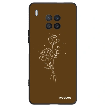 Ovitek za Honor 50 Lite - Brown flowers