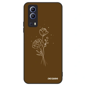 Ovitek za Vivo Y52 5G - Brown flowers
