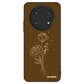Ovitek za Honor Magic4 Lite 5G - Brown flowers