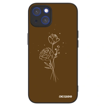 Picasee ULTIMATE CASE za Apple iPhone 14 - Brown flowers