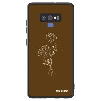 Ovitek za Samsung Galaxy Note 9 N960F - Brown flowers