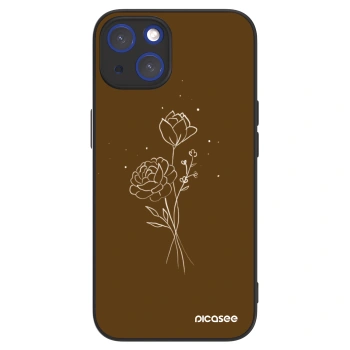 Picasee ULTIMATE CASE MagSafe za Apple iPhone 14 - Brown flowers