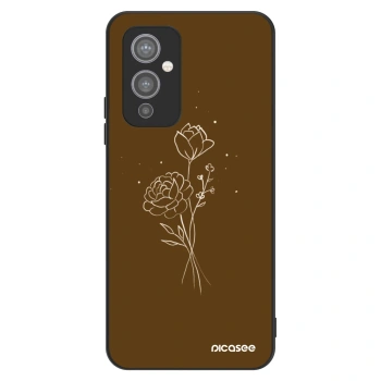 Ovitek za OnePlus 9 - Brown flowers