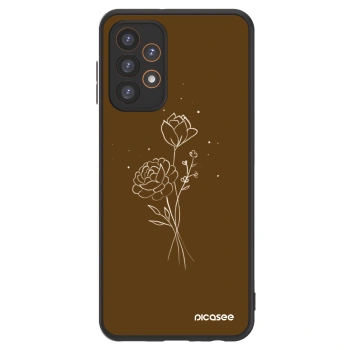 Picasee ULTIMATE CASE za Samsung Galaxy A23 A236B 5G - Brown flowers