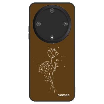 Ovitek za Honor Magic5 Lite 5G - Brown flowers