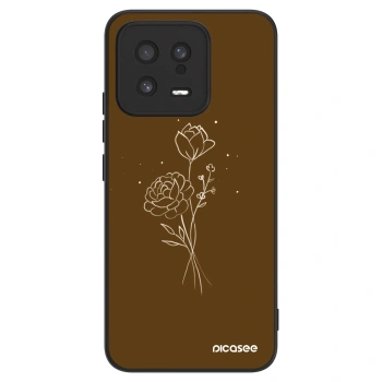 Ovitek za Xiaomi 13 - Brown flowers