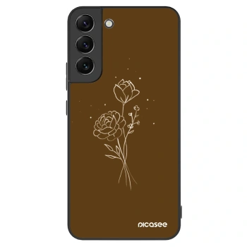 Picasee ULTIMATE CASE PowerShare za Samsung Galaxy S22+ 5G - Brown flowers