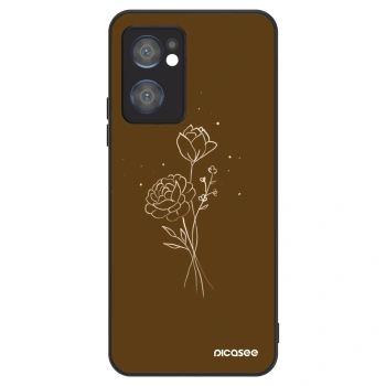 Ovitek za OPPO Reno 7 5G - Brown flowers
