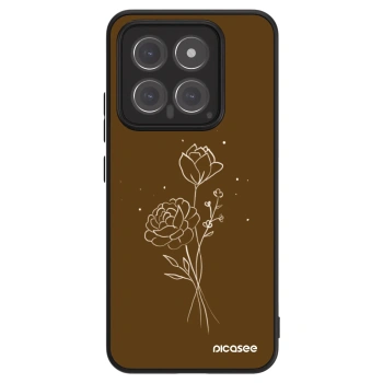 Picasee ULTIMATE CASE za Xiaomi 14 - Brown flowers