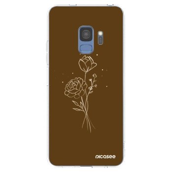Ovitek za Samsung Galaxy S9 G960F - Brown flowers