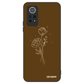 Ovitek za Xiaomi Redmi Note 12 Pro 4G - Brown flowers