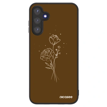 Picasee ULTIMATE CASE za Samsung Galaxy A15 A155F 4G - Brown flowers