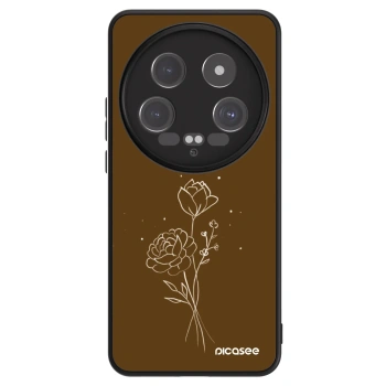 Ovitek za Xiaomi 14 Ultra - Brown flowers