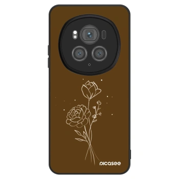 Ovitek za Honor Magic6 Pro - Brown flowers