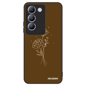 Ovitek za Vivo V40 SE 5G - Brown flowers