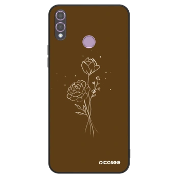 Ovitek za Honor 8X - Brown flowers