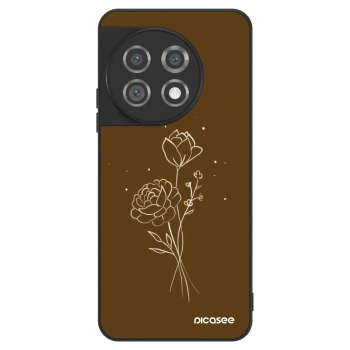 Ovitek za OnePlus 11 5G - Brown flowers