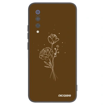Ovitek za Xiaomi Mi 9 - Brown flowers