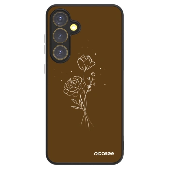 Picasee ULTIMATE CASE za Samsung Galaxy S24 FE S721B - Brown flowers