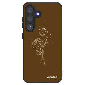 Picasee ULTIMATE CASE za Samsung Galaxy S25 5G - Brown flowers