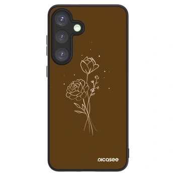 Picasee ULTIMATE CASE za Samsung Galaxy S25+ 5G - Brown flowers