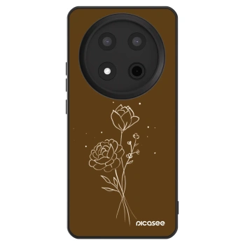 Ovitek za Honor Magic7 Lite 5G - Brown flowers