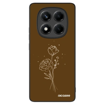 Picasee ULTIMATE CASE za Xiaomi Redmi Note 14 Pro 4G - Brown flowers