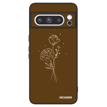 Picasee ULTIMATE CASE za Google Pixel 8 Pro - Brown flowers