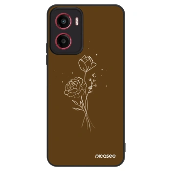 Ovitek za Motorola Moto G05 - Brown flowers