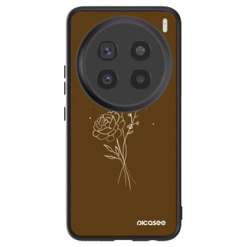 Ovitek za Vivo X200 Pro - Brown flowers