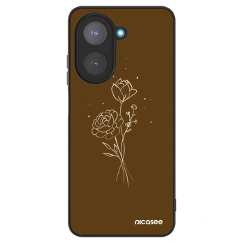 Ovitek za Xiaomi Redmi A5 - Brown flowers