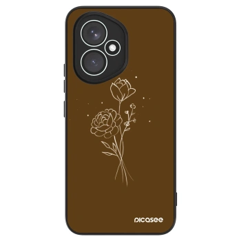 Ovitek za Honor 400 5G - Brown flowers