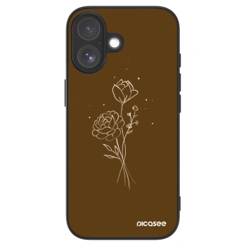 Picasee ULTIMATE CASE za Apple iPhone 17 - Brown flowers