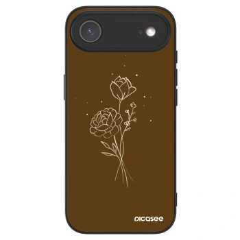 Picasee ULTIMATE CASE MagSafe za Apple iPhone Air - Brown flowers